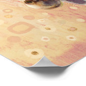 Klimt Giraffe | In Blume verziert Poster (Ecke)