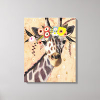 Klimt Giraffe | Krone der Blume
