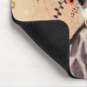 Klimt Giraffe | Krone der Blume Mousepad (Ecke)