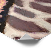 Klimt Giraffe | Krone der Blume Poster (Ecke)