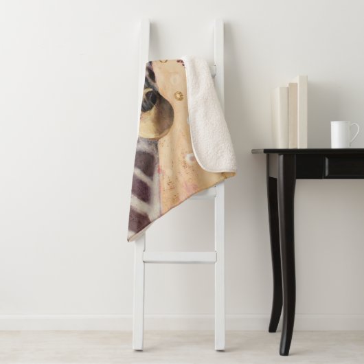 Klimt Giraffe | Krone der Blume Sherpadecke (Beispiel)