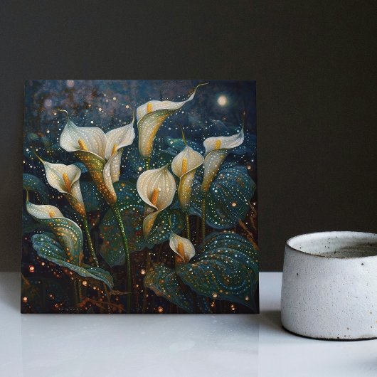 Klimt Golden Calla Lilies Splash & Spa Tamaro Fliese