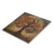 Klimt Golden Tree Abstraktes Jugendstil Fliese (Seite)