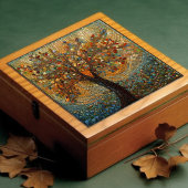 Klimt Golden Tree Abstraktes Jugendstil Fliese