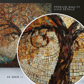 Klimt Golden Tree Abstraktes Jugendstil Fliese