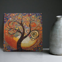 Klimt Golden Tree Abstraktes Jugendstil