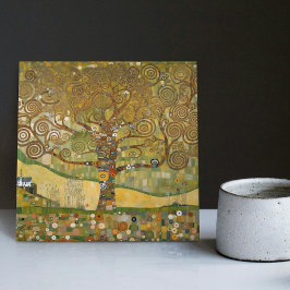 Klimt Golden Tree Abstraktes Jugendstil Fliese