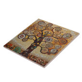 Klimt Golden Tree Abstraktes Jugendstil Fliese (Seite)
