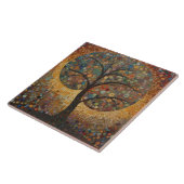 Klimt Golden Tree Abstraktes Jugendstil Fliese (Seite)