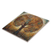 Klimt Golden Tree Abstraktes Jugendstil Fliese (Seite)