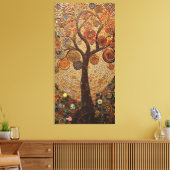 Klimt Golden Tree Abstraktes Jugendstil Leinwanddruck (Insitu (Wohnzimmer))