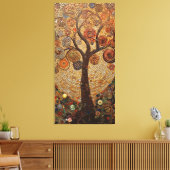 Klimt Golden Tree Abstraktes Jugendstil Leinwanddruck (Insitu (Wohnzimmer))