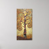 Klimt Golden Tree Abstraktes Jugendstil Leinwanddruck (Vorderseite)