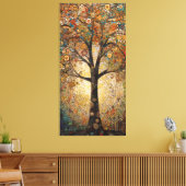 Klimt Golden Tree Abstraktes Jugendstil Leinwanddruck (Insitu (Wohnzimmer))