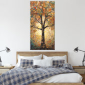 Klimt Golden Tree Abstraktes Jugendstil Leinwanddruck (Insitu (Schlafzimmer))