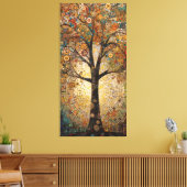 Klimt Golden Tree Abstraktes Jugendstil Leinwanddruck (Insitu (Wohnzimmer))