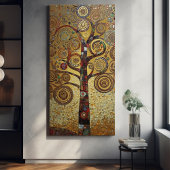 Klimt Golden Tree Abstraktes Jugendstil Leinwanddruck