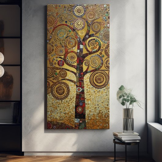 Klimt Golden Tree Abstraktes Jugendstil Leinwanddruck