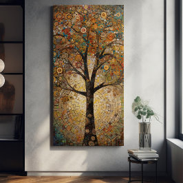 Klimt Golden Tree Abstraktes Jugendstil Leinwanddruck