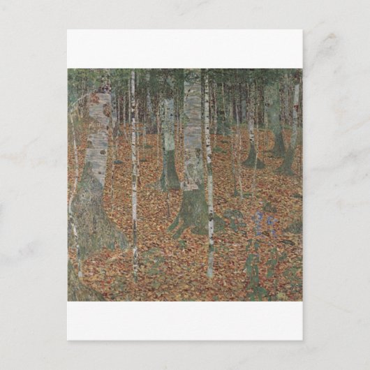 Klimt, Gustav-Birkenwald Postkarte (Vorderseite)