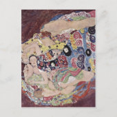 Klimt, Gustav Catal: Les grenzes Die Jungfrau The Postkarte (Vorderseite)