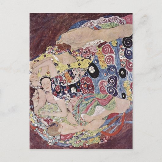 Klimt, Gustav Catal: Les grenzes Die Jungfrau The  Postkarte (Vorderseite)