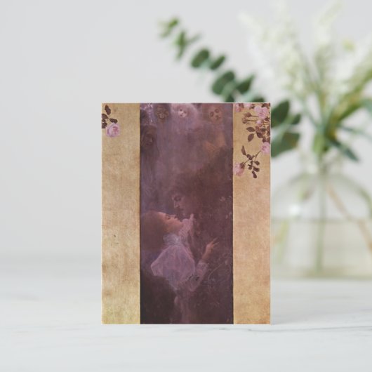 Klimt, Gustav Die Liebe 1895 Technique ?l auf Lein Postkarte (Stehend Vorderseite)