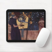Klimt Gustav Die Musik Mousepad (Mit Mouse)