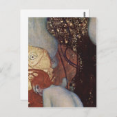 Klimt, Gustav Goldfische Goldfish Espa?ol: Carpa d Postkarte (Vorne/Hinten)