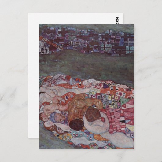 Klimt, Gustav Leben und Tod 1908-1911 Technik ?l Postkarte (Vorne/Hinten)