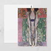 Klimt, Gustav Portr?t der Adele Bloch-Bauer 1912 T Postkarte (Vorne/Hinten)