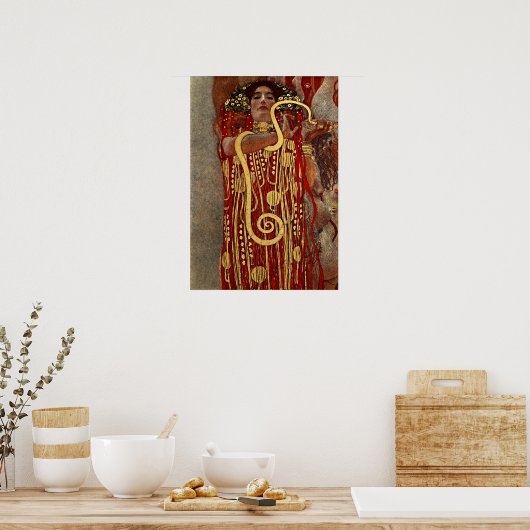 Klimt - Hygieia Poster (Küche)
