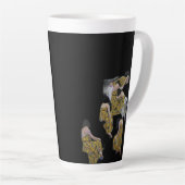 Klimt-Inspired Surreal Collage Milchtasse (Rechte Ecke)