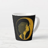 Klimt-Inspired Surreal Collage Milchtasse (Rechte Ecke)