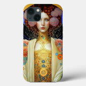 Klimt Inspiriert Königin Goddess Fantasy Art Case-Mate iPhone Hülle (Rückseite)