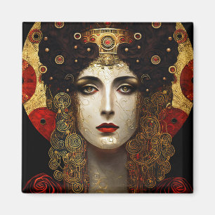 Klimt Inspiriert Königin Goddess Magnet