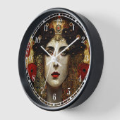 Klimt Inspiriert Königin Goddess Uhr (Winkel)