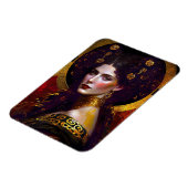 Klimt Inspiriert Queen Goddess Magnet (Linke Seite)