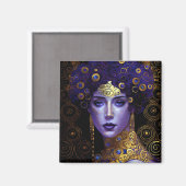 Klimt Inspiriert Queen Goddess Magnet (Vorderseite/Rückseite)