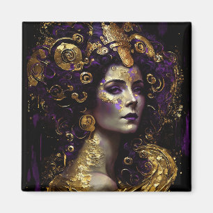 Klimt Inspiriert Queen Goddess Magnet