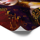 Klimt Inspiriert Queen Goddess Poster (Ecke)