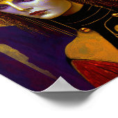 Klimt Inspiriert Queen Goddess Poster (Ecke)
