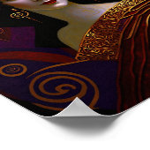 Klimt Inspiriert Queen Goddess Poster (Ecke)
