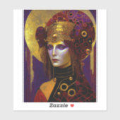 Klimt Inspirierte Queen Goddess Sticker (Blatt)