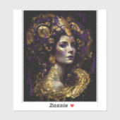 Klimt Inspirierte Queen Goddess Sticker (Blatt)