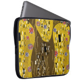 Klimt Inspiriertes Goldenes Muster Jugendstil Laptopschutzhülle (Vorne Rechts)
