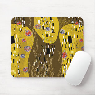 Klimt Inspiriertes Goldenes Muster Jugendstil Mousepad