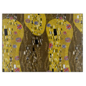 Klimt Inspiriertes Goldenes Muster Jugendstil Schneidebrett (Vorderseite)