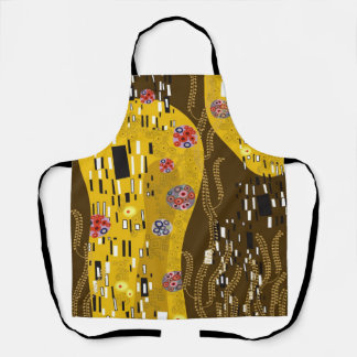Klimt Inspiriertes Goldenes Muster Jugendstil Schürze