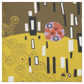 Klimt Inspiriertes Goldenes Muster Jugendstil Stoff (Muster)